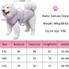 Dog Cooling Vest,Summer Cooling Jackets for Dog,Lightweight Dog Cooling Shirt,Evaporative Microfiber Dog Sun Shirt,Suitable for Medium and Large Dogs Outdoor Walking (Pink, 9XL-55-66 lbs)