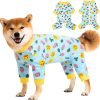 Dog Recovery Suit for Small Medium Large Dogs, Pet Onesie After Surgery Comfort Dog Bodysuit Anti Licking (Small, Purple Bunny)