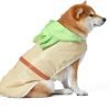 Pets Yoda Raincoat- Large | L Yoda Raincoat for Dogs  for Pets | Raincoat for Dogs with Leash Attachment Slit in Yoda Design Size Large