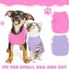 Generic 2 Pack Dog Clothes for Small Dogs Girl Summer Female Dog Shirt Teacup Yorkie Chihuahua Clothes Breathable Lightweight Soft Puppy Clothing Apparel Dog Outfit XXS,Pink,Purple, Rose,Purple