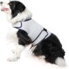 Dog Anxiety Vest, Comfort Dog Anxiety Relief Coat, Breathable Dog Calming Vest for Thunderstorm, Travel, Fireworks, Vet Visits (S,Light Grey)