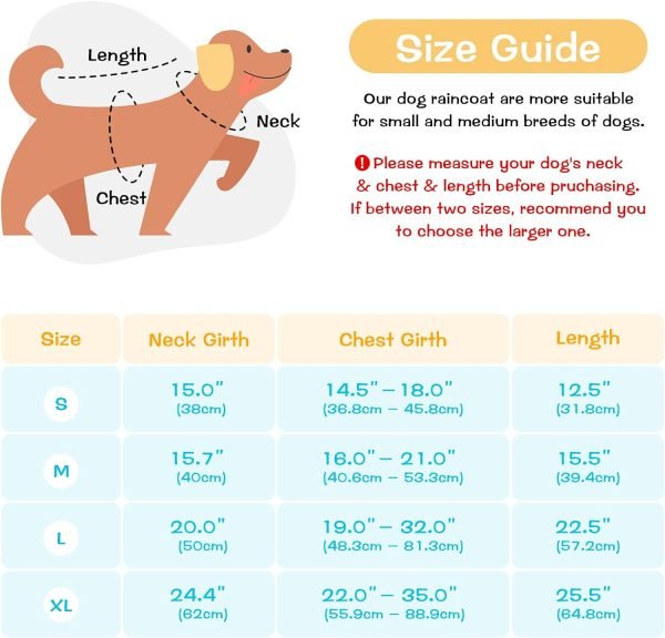71MSVjYRWOL._AC_SL1500 Dog Raincoat-Reflective Dog Rain Coat with Hoodie, Waterproof Lightweight Adjustable Dog Rain Jacket Poncho Slicker for Small Medium and Large Dogs (Medium, Blue)