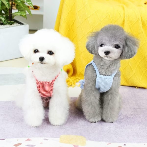 Cooling Dog Vests Set Cute Dog Shirts for Small Medium Stylish Soft Cat Tank Top Blue Red X-Large