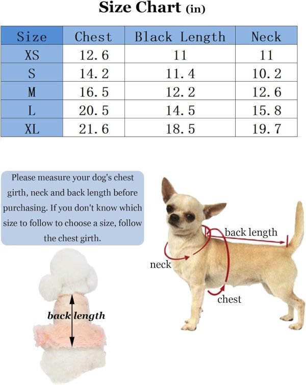 Dogs Wedding Dresses Flower Tutu Skirt with Detachable Train for Small Medium Dog Pet Outfit Formal Apparel Princess Clothes for Birthday Party Costume (Pink Set, XL)