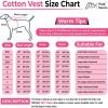 Premium Dog Cotton Tshirt - Lightweight & Breathable, Protects Coat, Ideal for Comfort & Play, Dog Sweater for Small, Medium, Large in Multi Colors