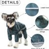 Dog Raincoat Jacket for Small Medium Large Dogs, Raincoat with Hood Poncho Waterproof Puppy Raincoat-Yellow
