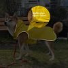 Not Stiffen Dog Raincoat Reflective, Adjustable, Easy Wear, from 2XSmall - 5XLarge Dogs, Soft Hand Feel Coating Raincoat for Outwear, Sports with Leash Hole (3XL)