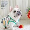Dog Summer Clothes Dog Cooling Shirt for Small Dogs, Breathable Dog Cooling Vest Summer Dog Clothes French Bulldog Clothes for Small Dogs Boy Girl Frenchie Chihuahua, Dinosaur Pattern