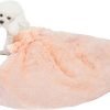 Dog Wedding Detachable Dress Breathable Tulle Tutu Doggie Apparel Skirts Clothes Pet Outfits for Small Dogs Birthday Party Dresses (Pink, M)