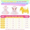 71WPHZNaHgL._AC_SL1500 Small Dog Harness Dress Pink Cute Rainbow Tutu Dresses for Dogs Princess Summer Puppy Dog Dress for Small Dogs Girl Cat Dresses Clothes for Cats Only Shih Tzu Chihuahua Dog Clothes, Small