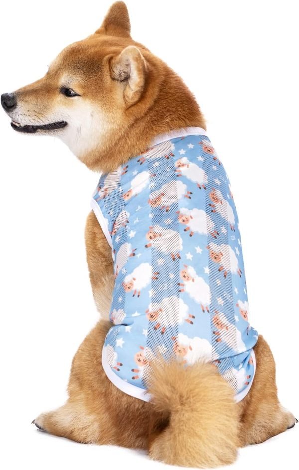 Pet Clothes,Dog Summer T-Shirt Cool Breathable Sunscreen Dog Vest Clothes Outfit Costume for Medium Large Dogs Camouflage 4XL