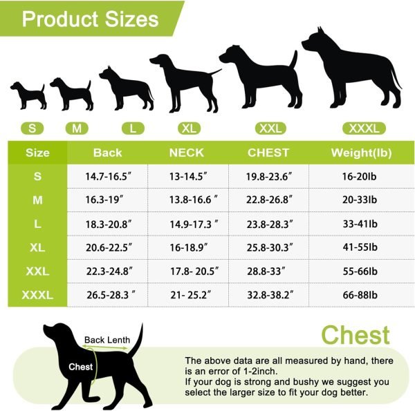 Dog Raincoat,Dog Waterproof Jacket,Reflective Dog Jacket with Hoodie,Lightweight Dog Poncho Slicker,Dog Rain Coat for Medium Large Dogs (Green, X-Large)