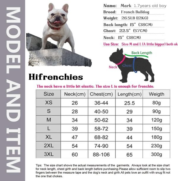 Cooling Harness Vest for Dogs French Bulldog Summer Cooling Vest Outdoor Dog Jacket Safety Reflective Vest Cooler Jacket Sun-Proof Pet Coat Vest for Frenchie(M)