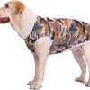 Pet Clothes,Dog Summer T-Shirt Cool Breathable Sunscreen Dog Vest Clothes Outfit Costume for Medium Large Dogs Camouflage 4XL