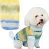 Dog T-Shirts 100% Cotton Soft Puppy Clothes Cute Prints Dogs Pocket Shirt for Small Dogs (Small PinkCat)