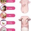 Dog Pink T-Shirts Vest for Girls,Lightweight Stretchy Dog Tee Shirt Breathable Soft Cool Vests,Clothes for Puppy Kitty Cats Small Medium Dogs（Pink,Small）
