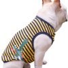 Dog Summer Clothes Dog Cooling Shirt for Small Dogs, Breathable Dog Cooling Vest Summer Dog Clothes French Bulldog Clothes for Small Dogs Boy Girl Frenchie Chihuahua, Dinosaur Pattern