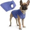 Casual Stretch Comfort Cotton Dog Sweatshirt Sweater Vest for Small Dogs, Medium Dogs, Big Dogs (X-Small, Royal Blue)