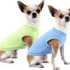 Dog Shirt,Combed Cotton T-Shirts,Soft Cool Boy Girl Tee for Small Dogs Kitty Puppy Chihuahua,Grey Striped S