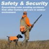Reflective Safety Dog Vest, High Visibility Keep Dogs Visible Outdoor Activity Day and Night, Hunting and Walking, Dog Jacket for Small Medium and Large Dogs (Blaze Orange, L)