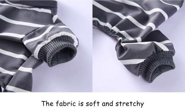 Dog Costumes Four-legged Clothes Turtleneck Color Stripes Shirt Soft Puppy Pajamas Spring Summer Pet Blouse