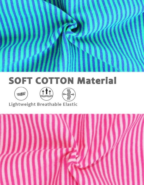 Dog Summer T-Shirts Striped Cotton Vest,Pet Breathable Soft Basic Clothes for Small Medium Larg Boy Girl Dogs,L