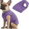 Casual Stretch Comfort Cotton Dog Sweatshirt Sweater Vest for Small Dogs, Medium Dogs, Big Dogs (3X-Large, Black)
