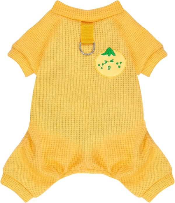 Dog Small Dog Shirt Pjs Soft Cotton Puppy Clothes Cute Spring Summer Dog Clothes for Small Dogs Girl Boy Chihuahua Stretchy Dog Onesies for Small Dogs Cats Jumpsuit Outfits