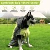 Dog Raincoat,Dog Waterproof Jacket,Reflective Dog Jacket with Hoodie,Lightweight Dog Poncho Slicker,Dog Rain Coat for Medium Large Dogs (Green, X-Large)