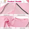 2 Pcs Dog Cooling Shirt Lightweight Breathable Cooling Vest for Summer Dog Beach Walking Hiking (Pink+Grey, l)