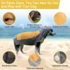 81X-THYAn1L._AC_SL1500 Dog Raincoat,Dog Waterproof Jacket,Reflective Dog Jacket with Hoodie,Lightweight Dog Poncho Slicker,Dog Rain Coat for Medium Large Dogs (Yellow, Small)