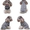 Dog Costumes Four-legged Clothes Turtleneck Color Stripes Shirt Soft Puppy Pajamas Spring Summer Pet Blouse