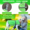 Dog Clothes Summer Cool Down, 3 Layers Special Water Cooling Materials, Reversible, Wet Reveal, Reflective Dog Cooling Vest Dog Coat, Having Dog Harness Hole for Small Medium Large Dog
