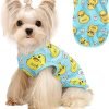 Dog Shirts for Small Dogs Girl Boy Dog Clothes Vest Cute Small Dog Shirt Soft Elastic Puppy Clothes Shirt Vest Pet T-Shirt Breathable Puppy Cat Clothes Tiny Dog Outfit Apparel