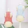 Cooling Dog Vests Set Cute Dog Shirts for Small Medium Stylish Soft Cat Tank Top Blue Red X-Large