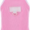 Dog Clothes for Small Dogs Summer Dog Shirt Vest Cute Soft Puppy Clothes Cool Breathable Dog T-Shirt Yorkie Chihuahua Clothes XS~L Pet Clothing Cat Apparel Pink, S