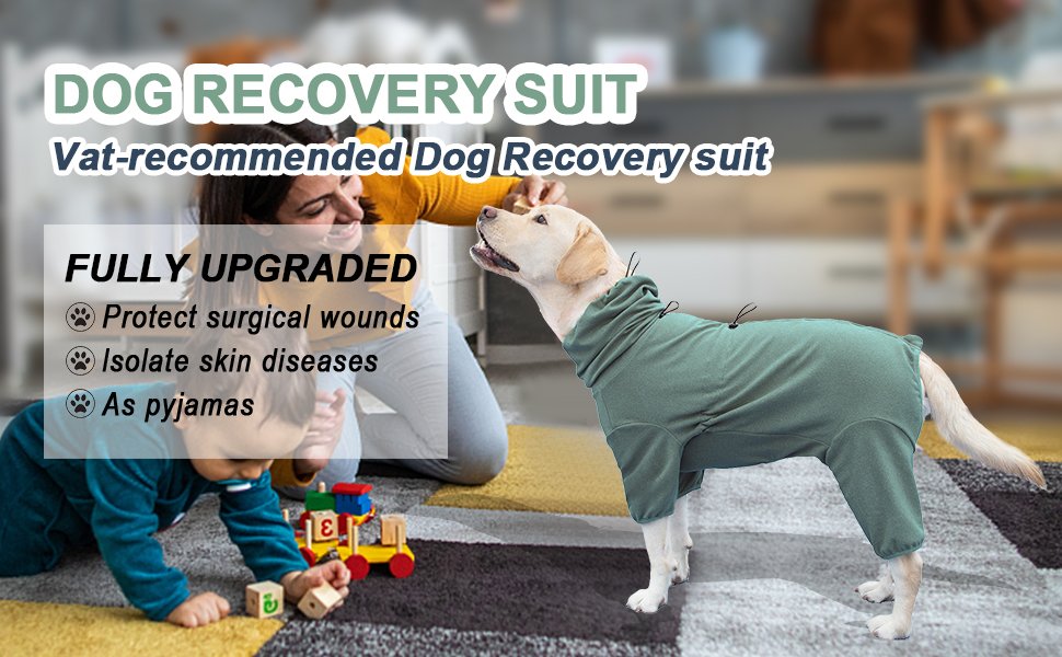 Dog Pajamas Green 01