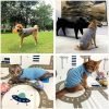 Dog and Cat Shirt in Tech Fabric with Luminous Print, Pet Clothes for Large, Medium, and Small Dogs, 2-Pack of Lightweight Functional t-Shirts
