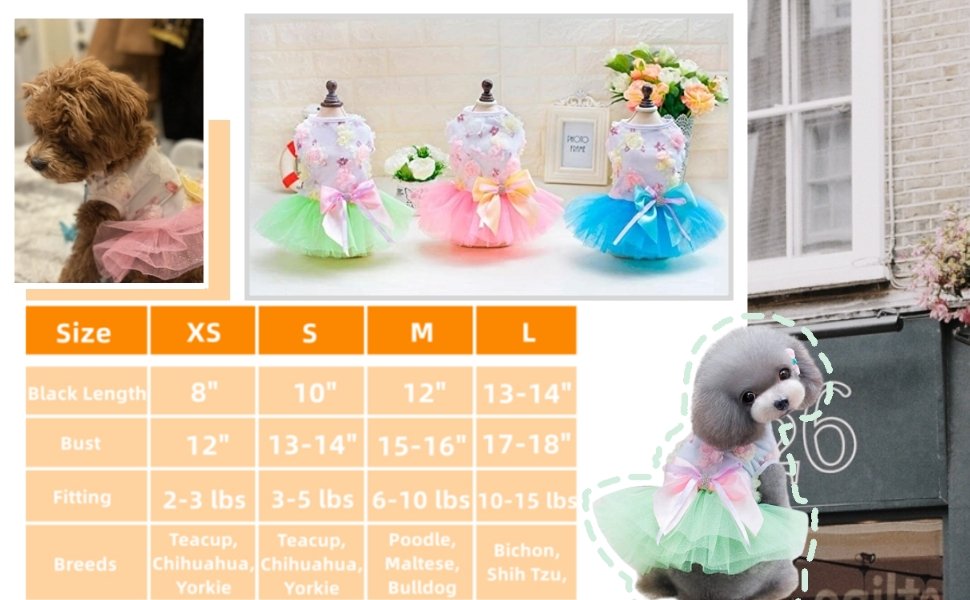 dog dress for female doggie